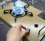 NNEOBA Camping Gas Stove Folding Burner with IGT Table Khaki