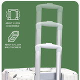 NNEOBA Hardside Trolley Luggage with USB Port White