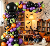 125-Piece Halloween Balloon Garland Arch Kit