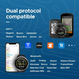 NNEOBA Heart Rate Monitor Chest Strap Bluetooth 4.2 And ANT+ ECG Sensor Black