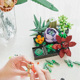 NNEOBA 771 PCS 9in1 Succulents Bonsai Building Blocks