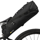 NNEOBA 10L Waterproof Bike Saddle Bag Large Rear Pannier Black