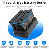 NNEOBA High Capacity Battery and Fast Charger Hub for Insta360 X4