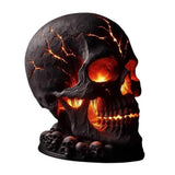 Halloween Skull LED Lava Lamp Desk Decoration