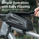 NNEOBA 1.7L Waterproof Frame Bike Touchscreen Case Holder Bag Black