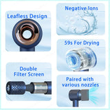 NNEOBA 2024 Professional Leafless Negative Ion Hair Dryer