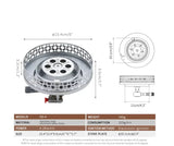 NNEOBA Camping Gas Stove 4.2KW Backpacking Silver