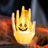 1-10PCS Halloween Party Table Decoration Prop Pumpkin Light  Ghost Hand for Haunted House Scene Setup and Holiday Atmosphere