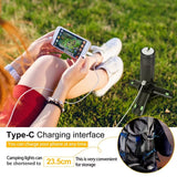 NNEOBA 10000mAh Telescopic Camping Light with Magnetic Tripod