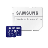 PRO Plus 512GB MicroSD Memory Card with SD Adapter