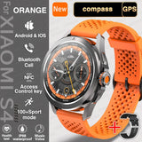 NNEOBA GPS Sport Smart Watch Bracelet Orange