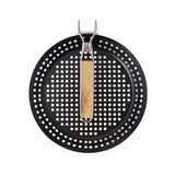NNEOBA BBQ Frying Pan Pizza Portable