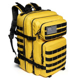 NNEOBA 45L Tactical Fitness Backpack Molle Rucksack Yellow
