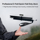 Carbon Fiber Folding Trekking Poles