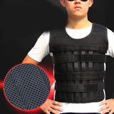NNEOBA Adjustable Weighted Vest (Plates Not Included) Black