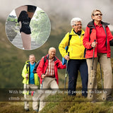 NNEOBA Spring-Loaded Knee Booster Support Pad Black