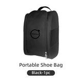 NNEOBA Car Sneakers Storage Bag–Dustproof Travel Shoe Pouch Black