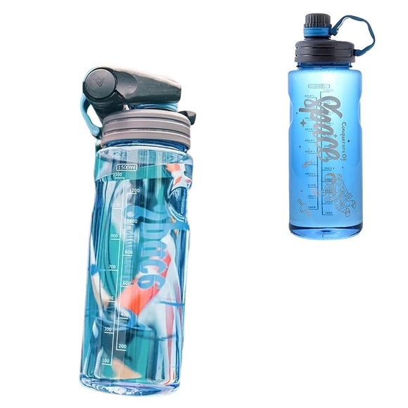 NNEOBA 3L Sport Water Bottle with Filter Blue