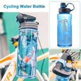 NNEOBA 3L Sport Water Bottle with Filter Blue
