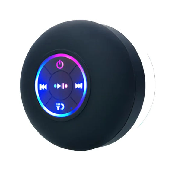 NNEOBA Bluetooth Mini Speaker with LED Lights Black