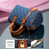 NNEOBA Women's Shoulder Bag PU Leather Saddle Design
