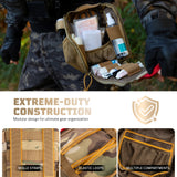 NNEOBA Large Medical Pouch Tactical First Aid EMT Waist Bag Camo