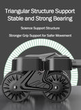 NNEOBA Four-Wheel Abdominal Roller with Elbow Support