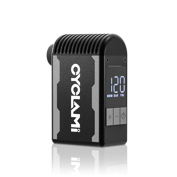 NNEOBA 120 PSI Portable Electric Bike Air Pump Mini Fast Tire Inflator Black