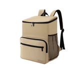 NNEOBA Cooler Backpack Outdoor with PEVA Lining Khaki