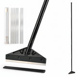 Long Handle Razor Scraper with 8-Inch Wide Blade – Glass, Wall, Floor & Paint Removal Tool