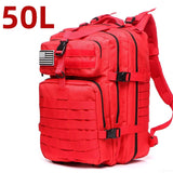 NNEOBA Waterproof Hiking Backpack Outdoor Bag (Red)
