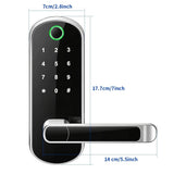 NNEOBA Smart WiFi Fingerprint Door Lock with App & NFC Access