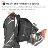 NNEOBA 23L Motorcycle Helmet Backpack