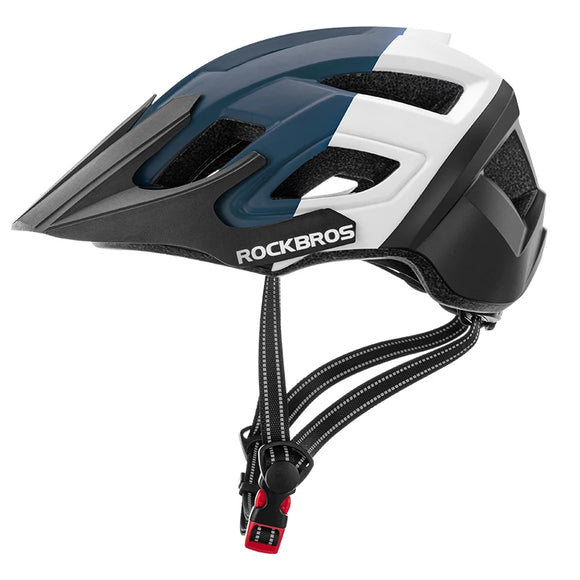 NNEOBA Breathable Shockproof Cycling Safety Helmet Blue White