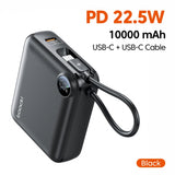 Toocki 10000mAh Mini Power Bank 22.5W Fast Charging