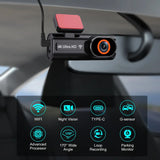 NNEOBA 4K Dual Lens Dash Cam with Night Vision