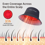 NNEOBA LED Hair Growth Cap with Red & Infrared Light Therapy (336 LEDs)