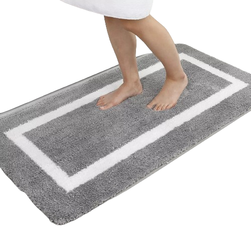 NNEOBA Luxurious Comfort: Olanly Absorbent Bath Mat for Stylish and Cozy Home Decor
