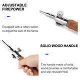 Long Handle Camping Fire Starter Torch – Detachable Stainless Steel Fire Ignition Tool