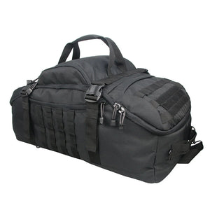 NNEOBA Tactical Molle Sport Travel Duffel Bag Black