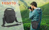 NNEOBA DSLR Camera Shoulder Bag Crossbody Black