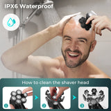 NNEOBA 5-in-1 Electric Shaver Kit with 7D Floating Cutter Head