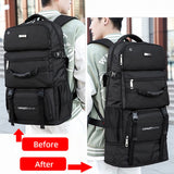 NNEOBA 90L Large-Capacity Hiking Travel Backpack Black