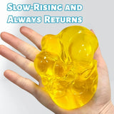 Honey Cheese Squishy Stress Ball Sparkling Slow-Rise TPR Sensory Fidget Toy