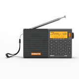 NNEOBA Full Band AM/FM/SW/MW Radio Receiver Grey