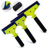 Nylon Handle Window Squeegee with Soft Rubber Blade – Car Windshield & Glass Cleaning Tool