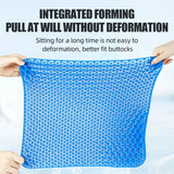 NNEOBA 3D Honeycomb Gel Seat Cushion Breathable Cooling Pad Blue