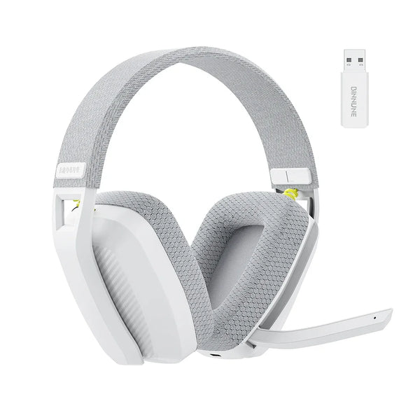 NNEOBA Wireless Gaming Headset with Mic White