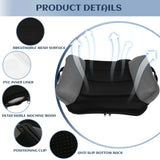 NNEOBA Inflatable Portable Car Booster Seat Cushion for Kids Toddlers Black