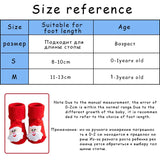 NNEOBA Lovyno Kids Non-Slip Christmas Cotton Socks - Novelty Print for Baby Boys and Girls